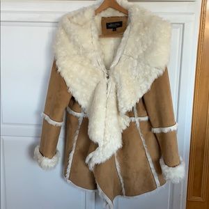 Car coat with hood NWOT